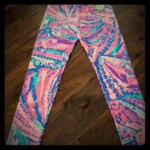 Lilly Pulitzer Maia Legging Colony Coral XL, NWT